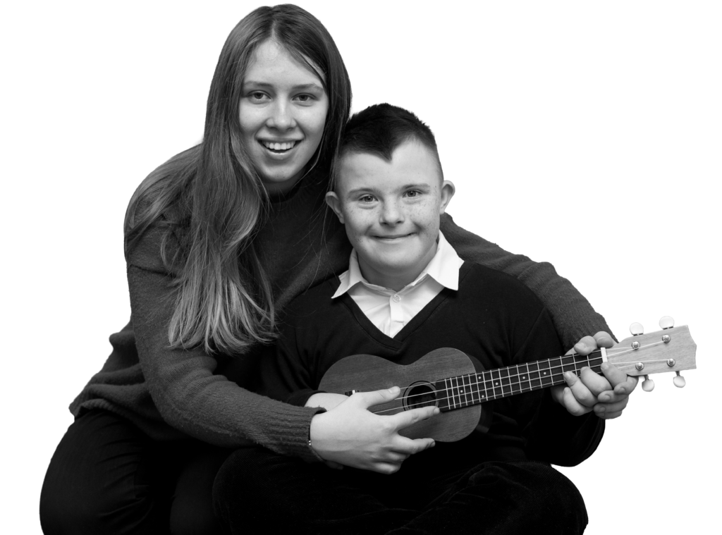 child playing guitar