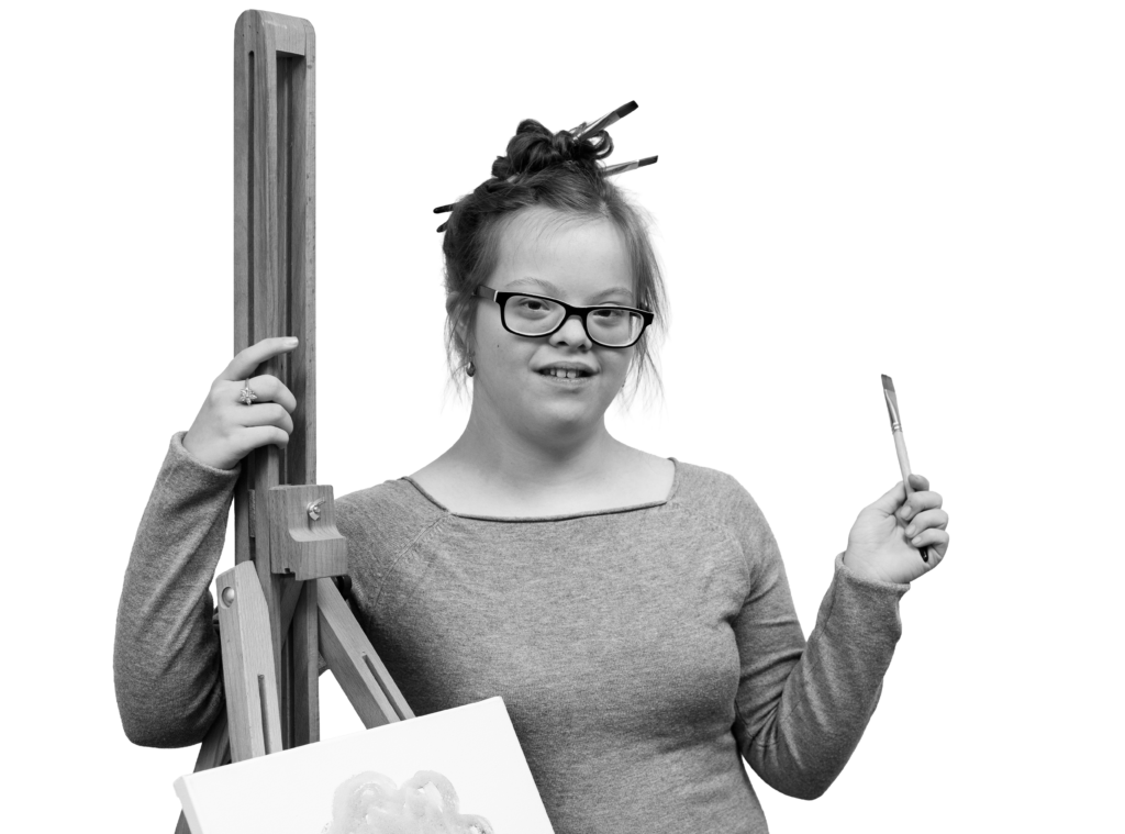 young girl posing together
